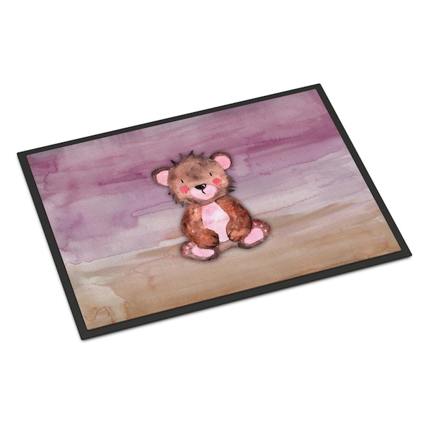 Carolines Treasures 18 x 27 in. Bear Cub Watercolor Indoor or Outdoor Mat BB7441MAT - main